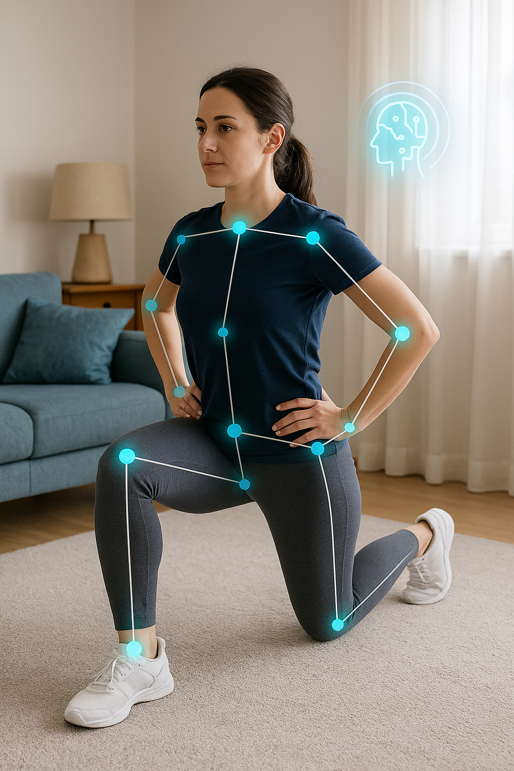 AI analyzes patient movement data in real time, delivering objective insights into performance, adherence, and quality of movement to support timely clinical decision-making.