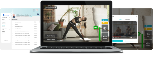 PivotalPT's user-friendly interface showcasing exercise tracking and progress monitoring